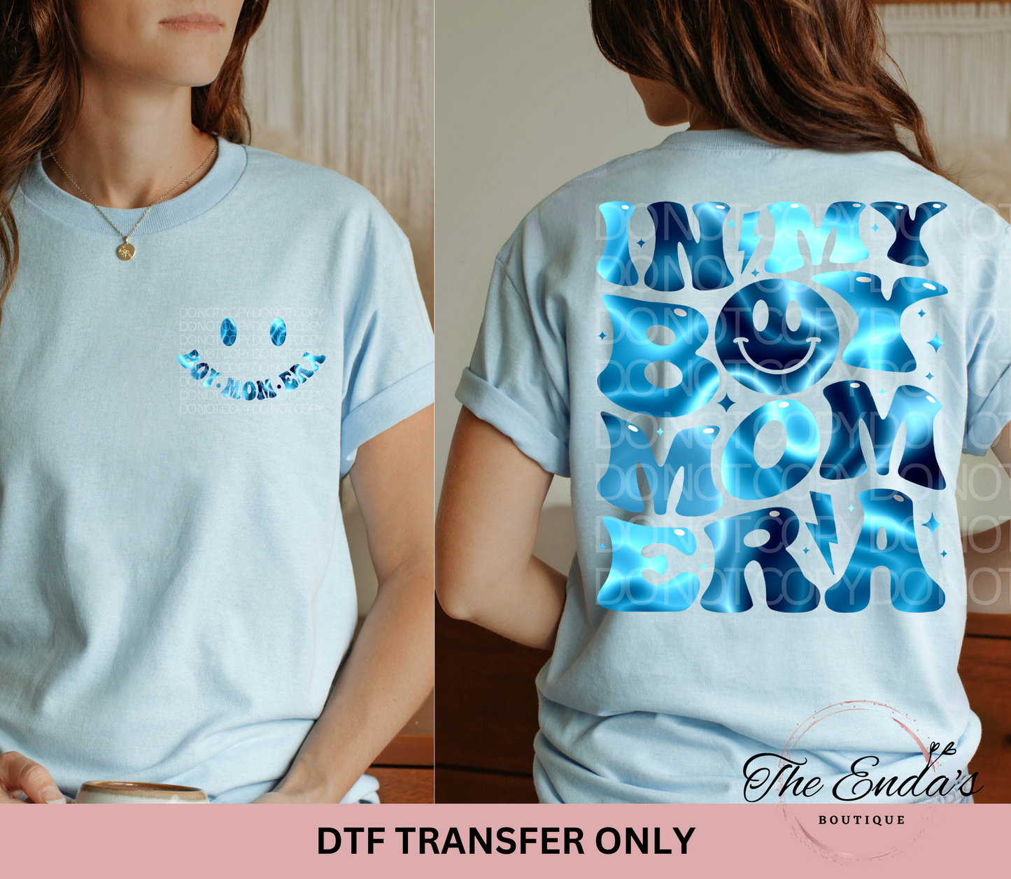 In My Boy Mom Era Tie Dye (FRONT/BACK SET) DTF Transfer