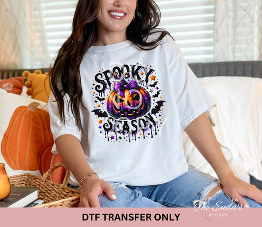 Drippy Spooky Season DTF Transfer