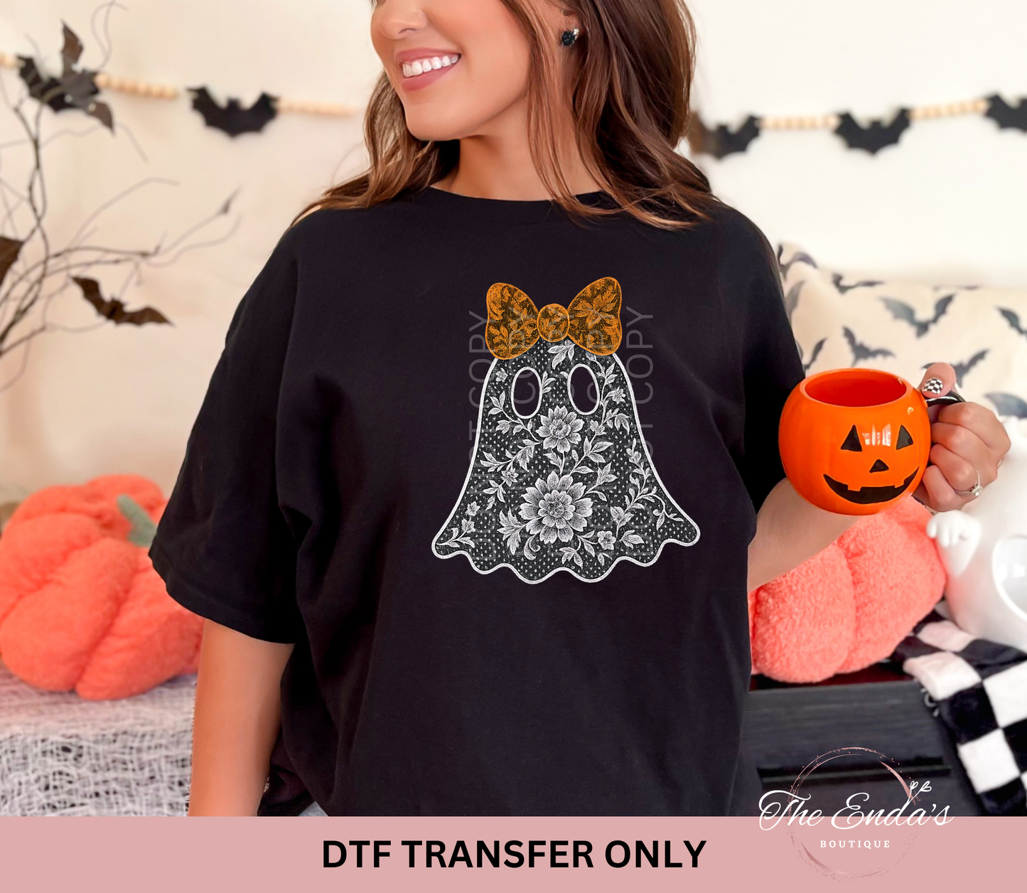 Lace Ghost DTF Transfer