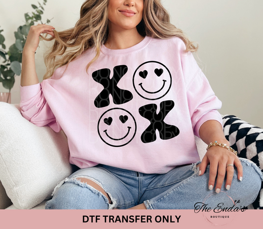 XOXO Smiley DTF Transfer