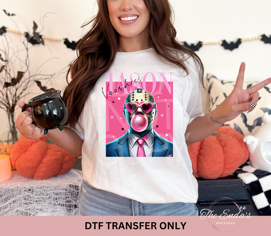 Jason Bubblegum DTF Transfer