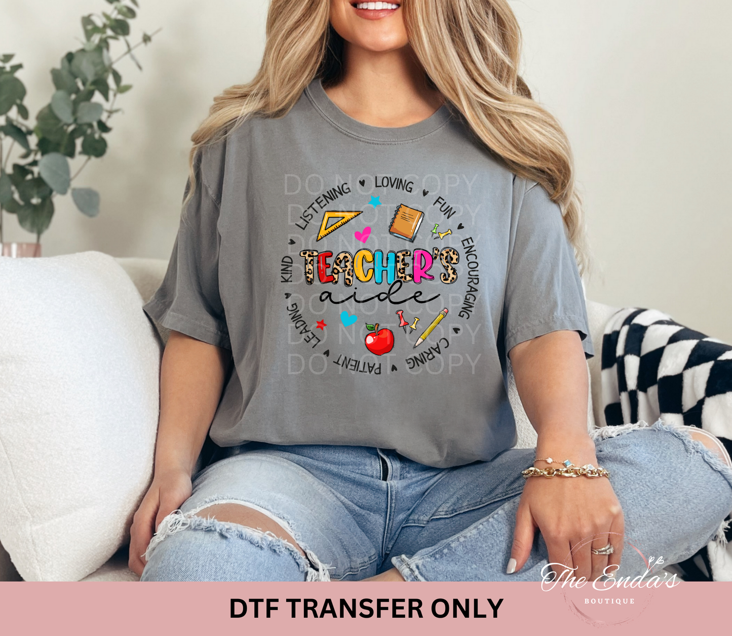 Teacher's Aide DTF Transfer