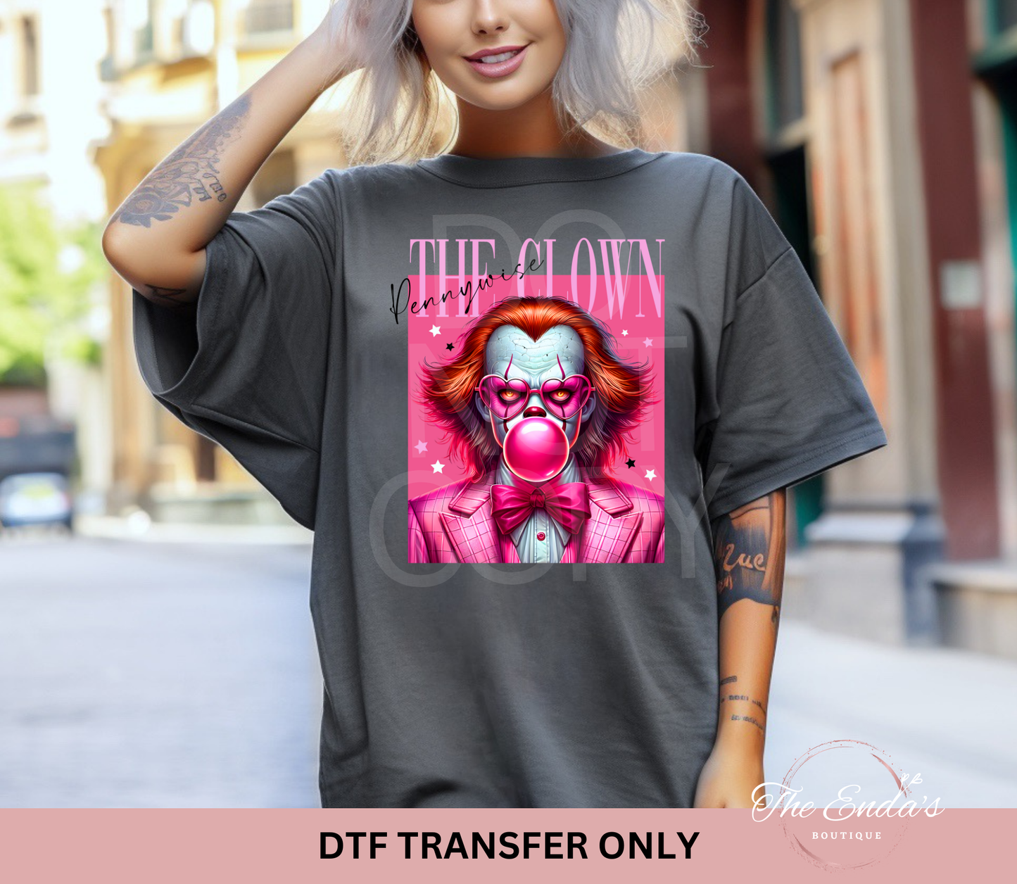 Pennywise Bubblegum DTF Transfer