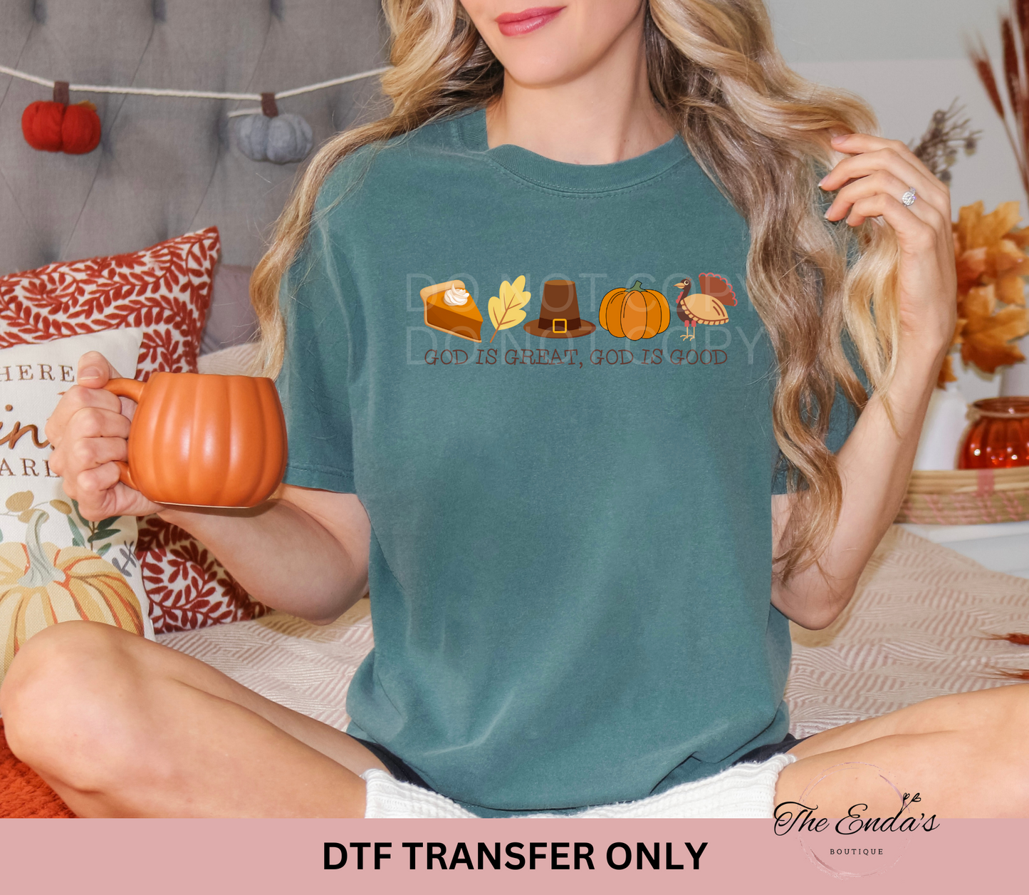 God Is Great, God Is Good DTF Transfer
