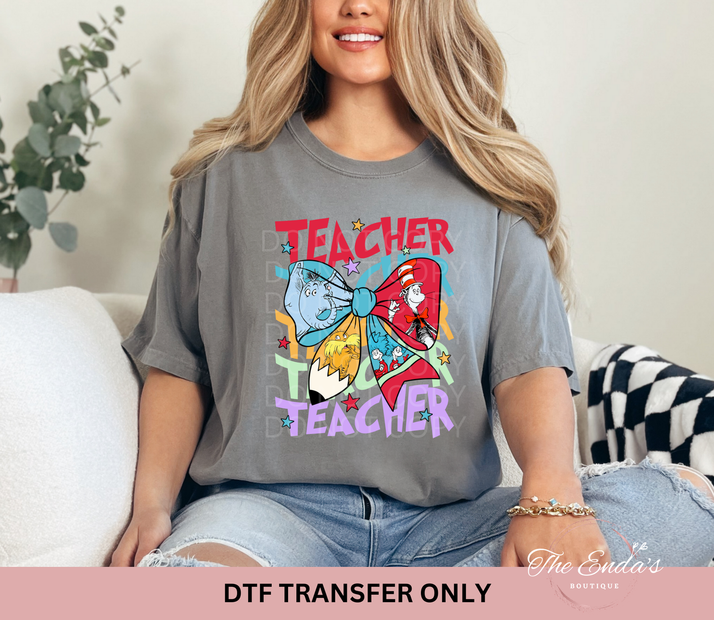 Teacher Dr S Coquette DTF Transfer