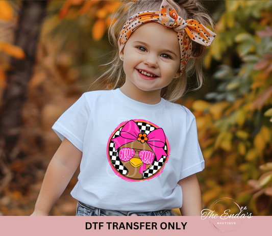 Gobble Gobble Girl DTF Transfer
