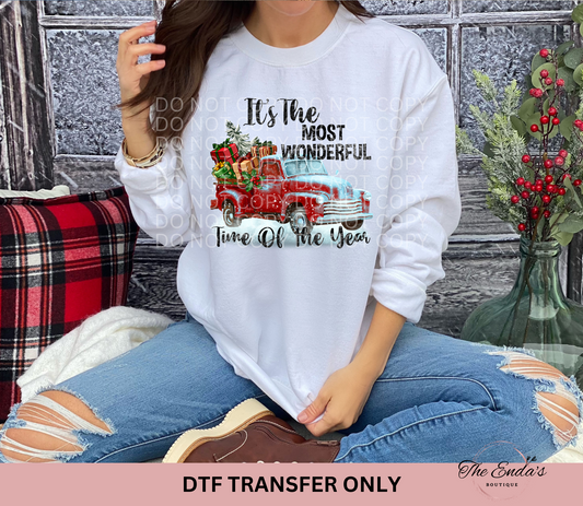It's The Most Wonderful Time Of The Year DTF Transfer