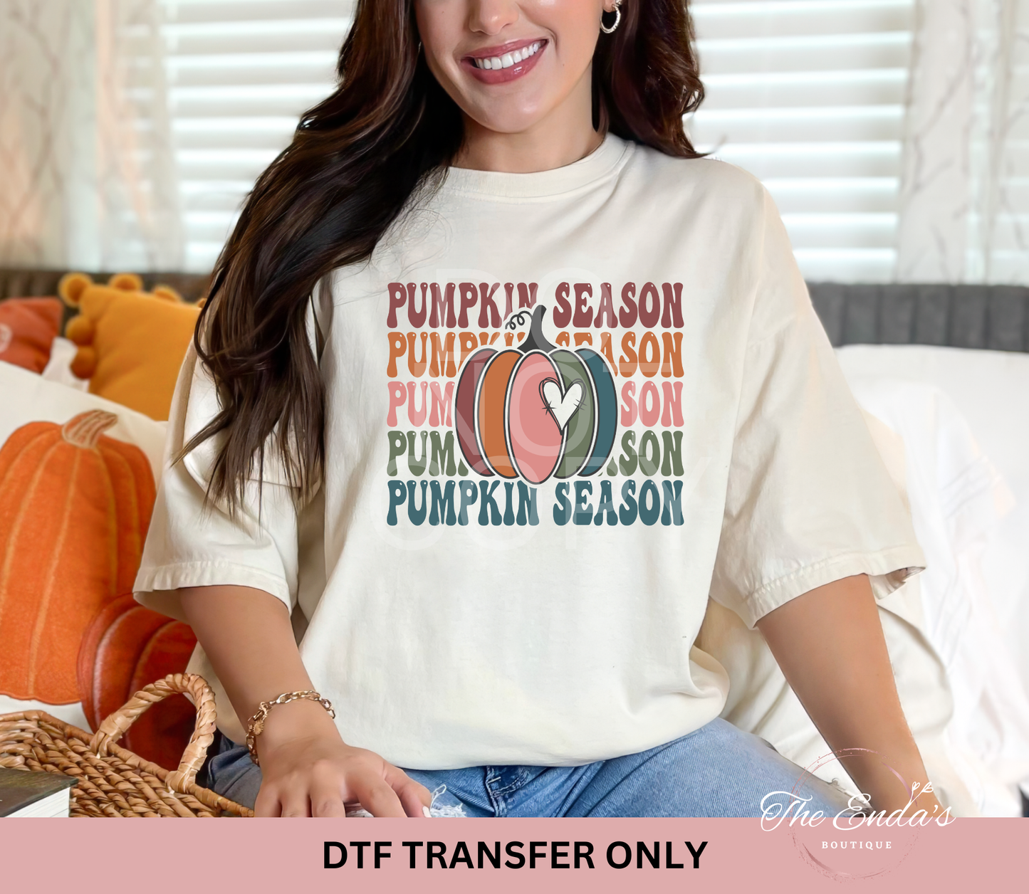 Stacked Pumpkin Season DTF Transfer