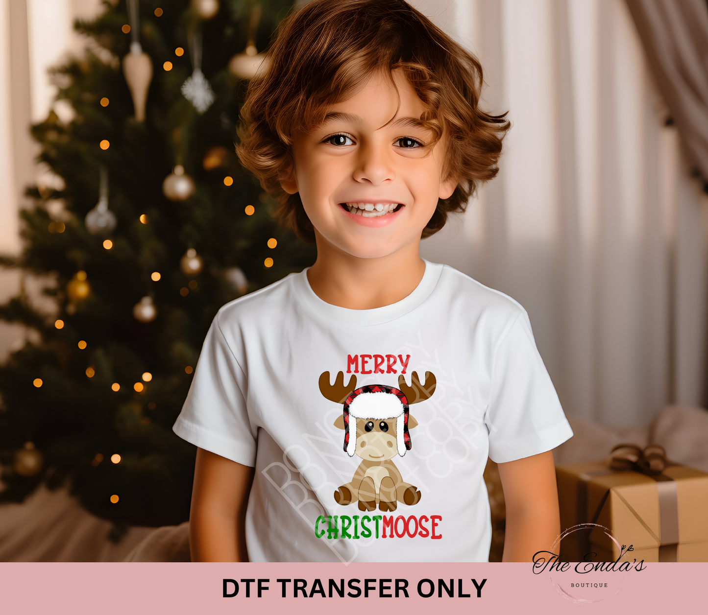 Merry Christmoose DTF Transfer