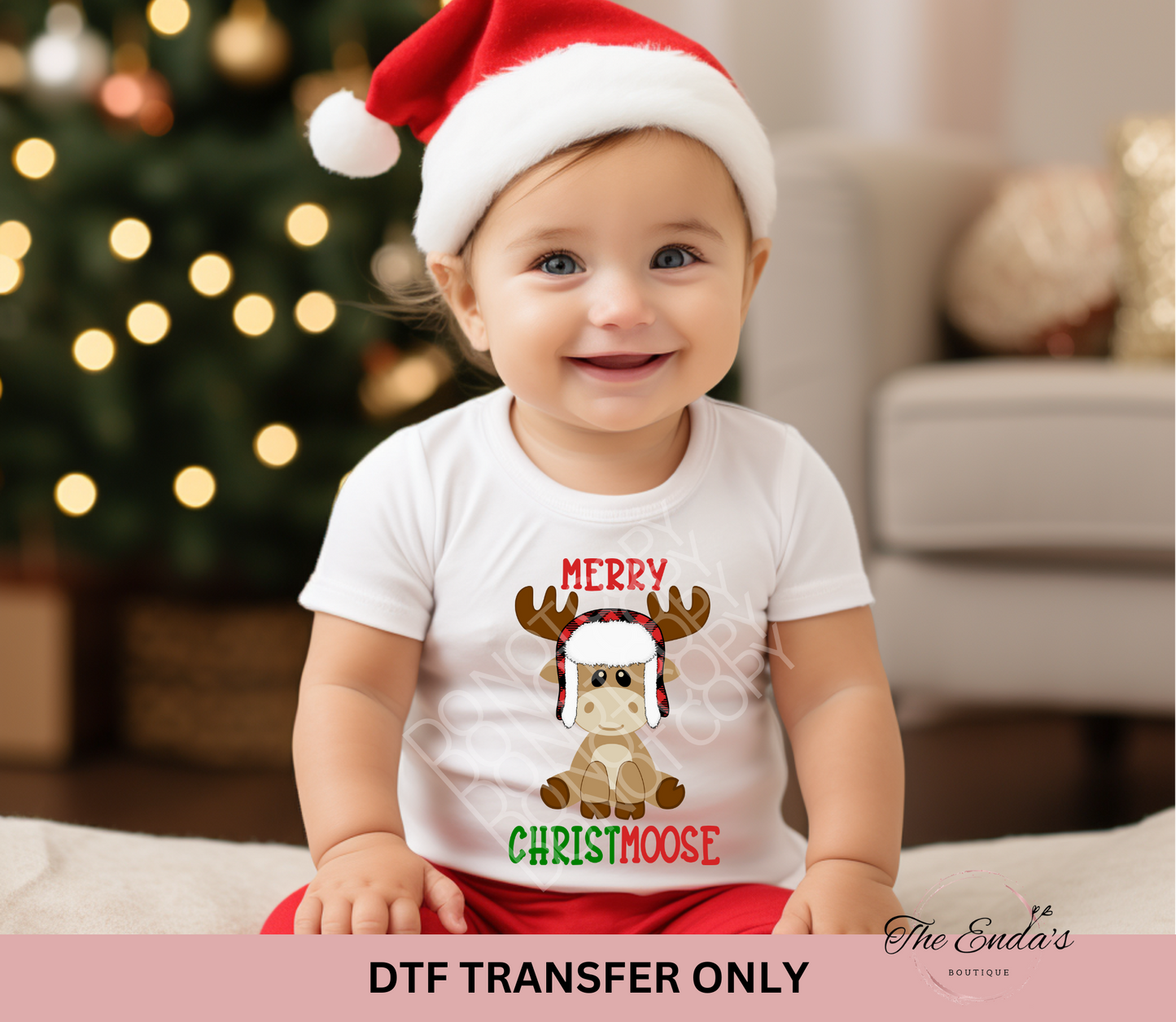 Merry Christmoose DTF Transfer