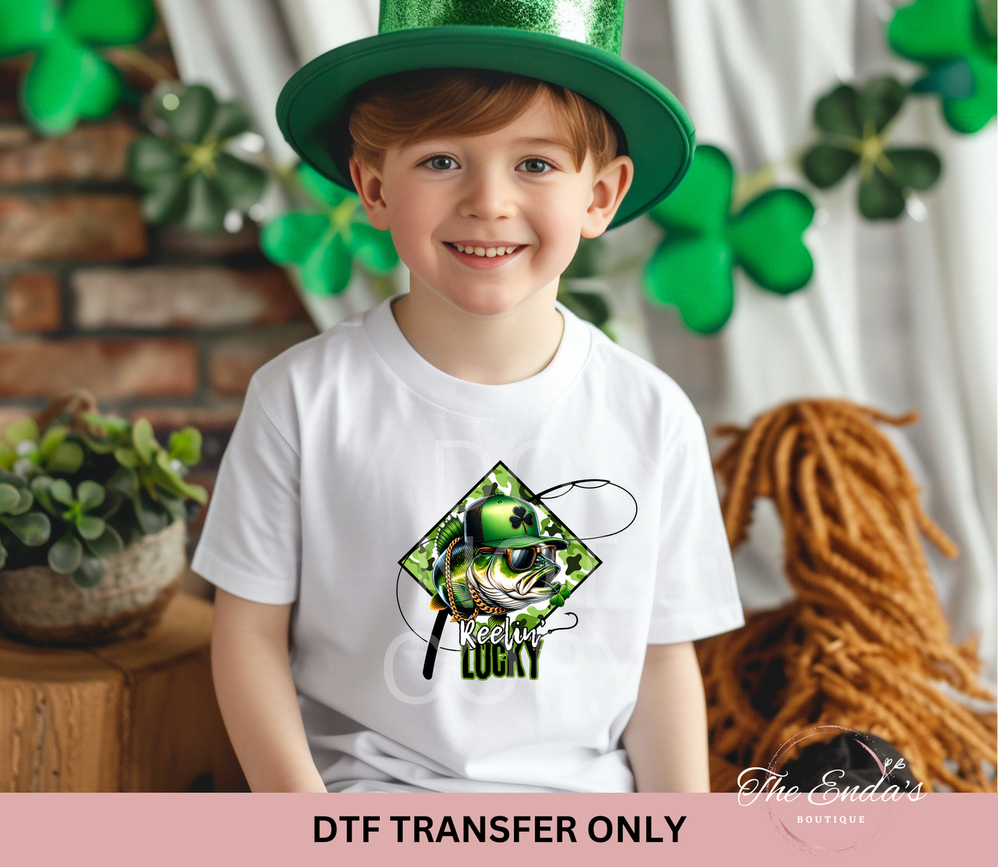 Reelin' Lucky DTF Transfer