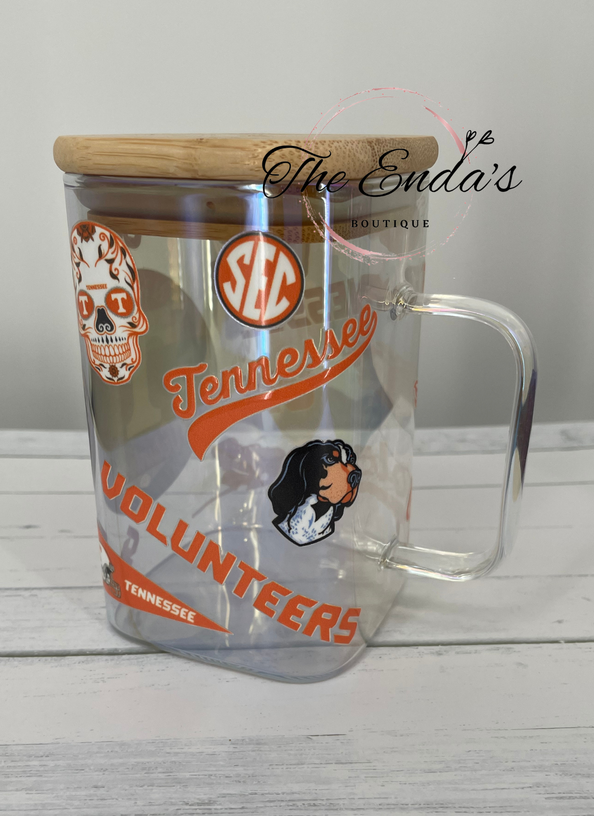 TN Vols Square Iridescent Cup
