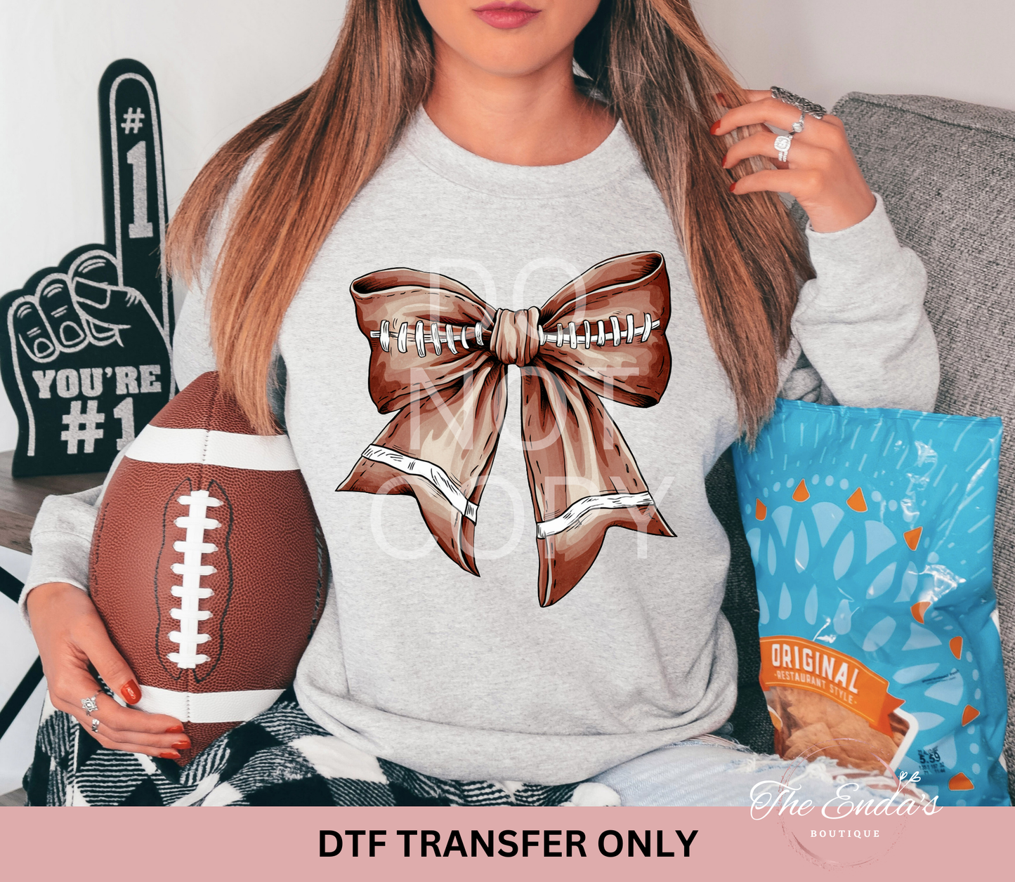 Football Coquette DTF Transfer