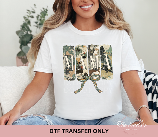 Camo Mama Coquette DTF Transfer
