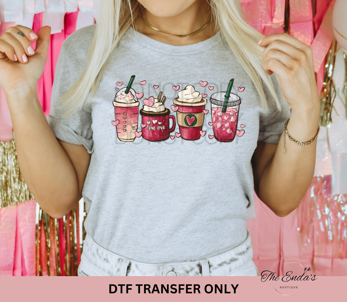 True Love Mugs DTF Transfer