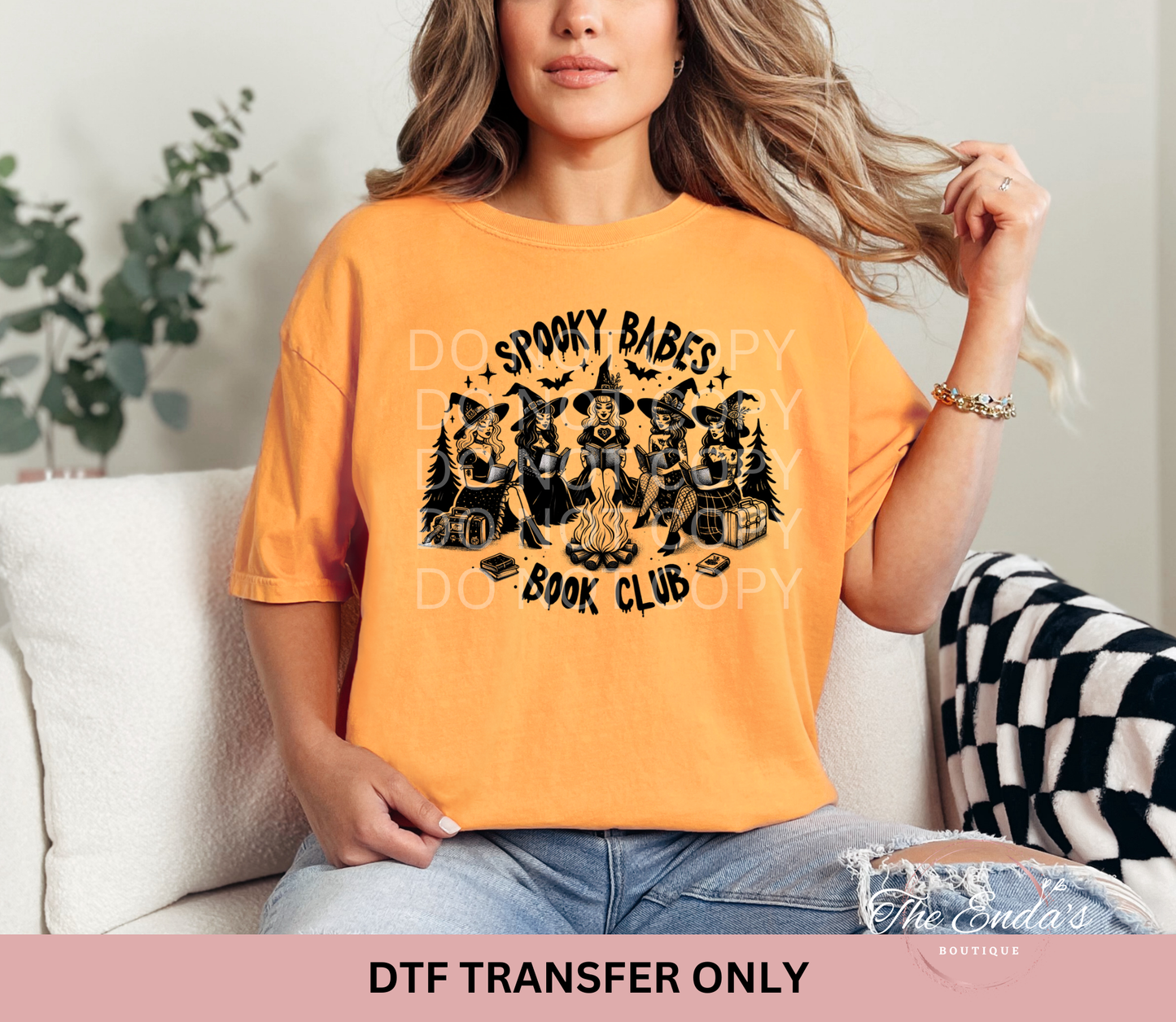 Spooky Babes Book Club DTF Transfer