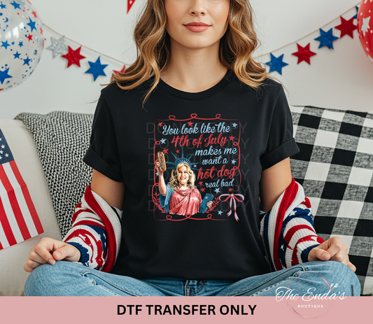 You Look Like 4th Of July Liberty DTF Transfer