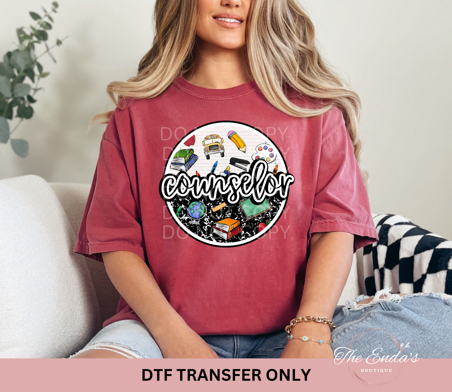 Round Counselor DTF Transfer