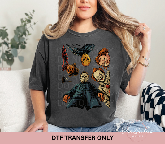 Killer Classics Looking Down DTF Transfer