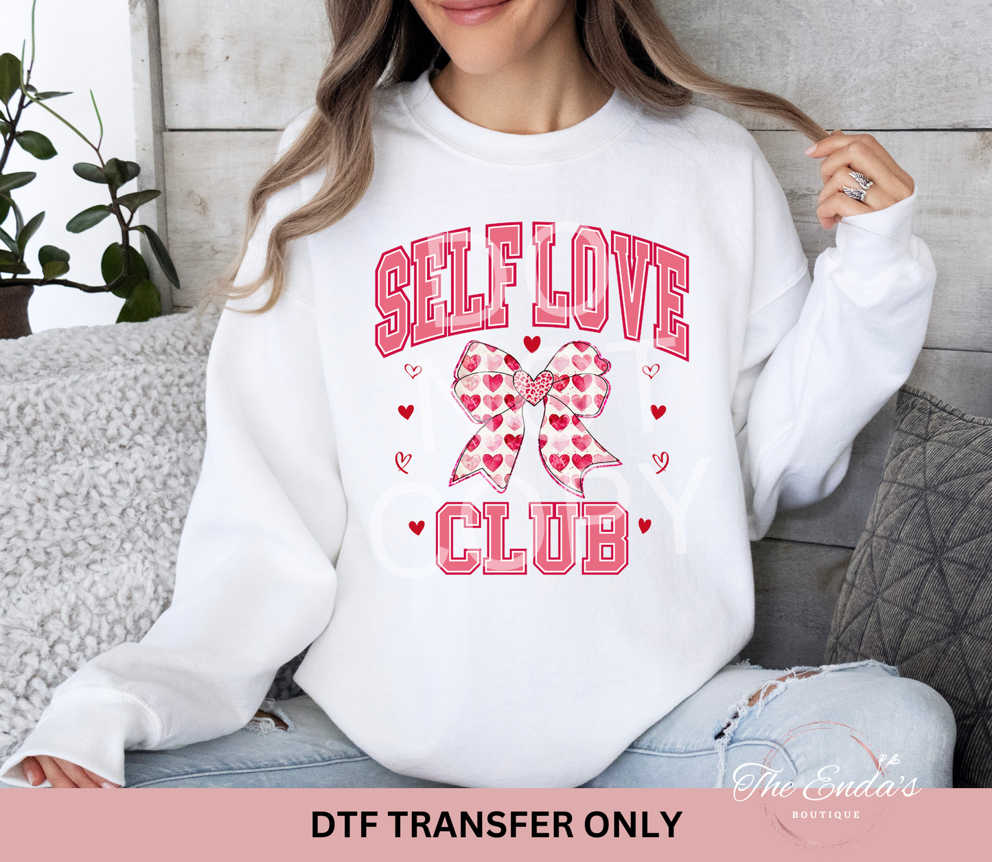 Self Love Club DTF Transfer