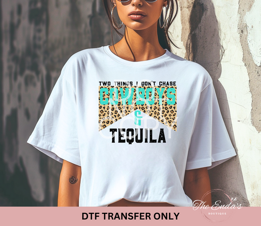 Two Thing I Don't Chase (Cheetah) DTF Transfer