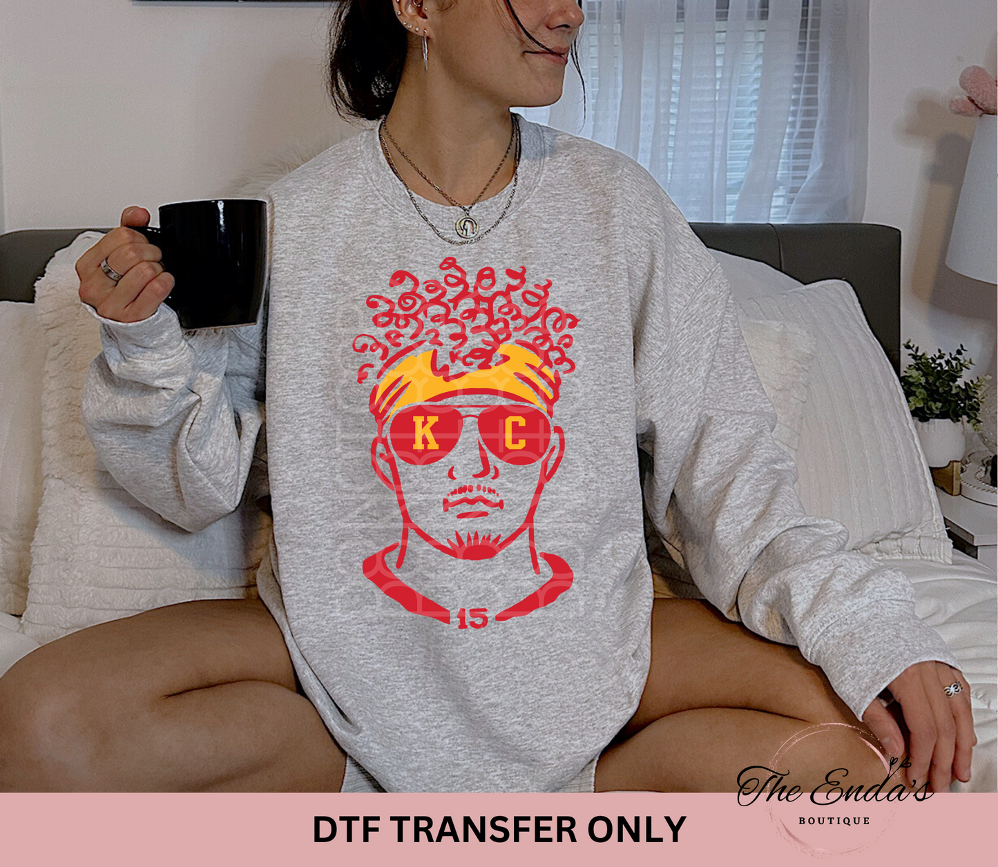 Mahomes KC DTF Transfer