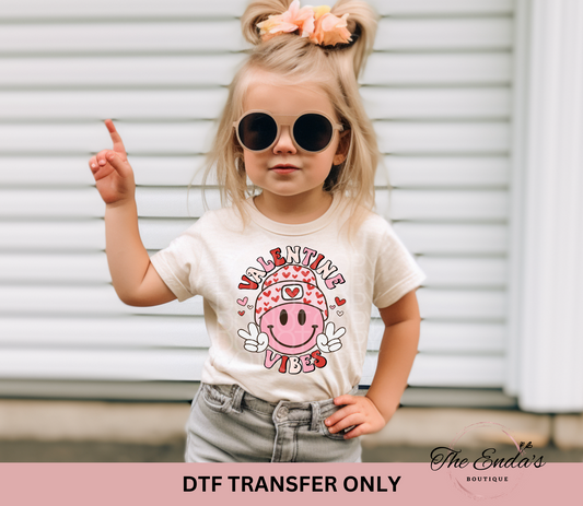 Pink Valentine Vibes DTF Transfer