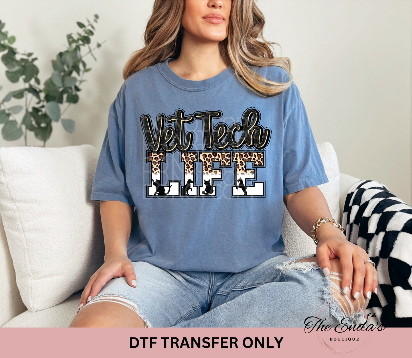 Vet Tech Life DTF Transfer
