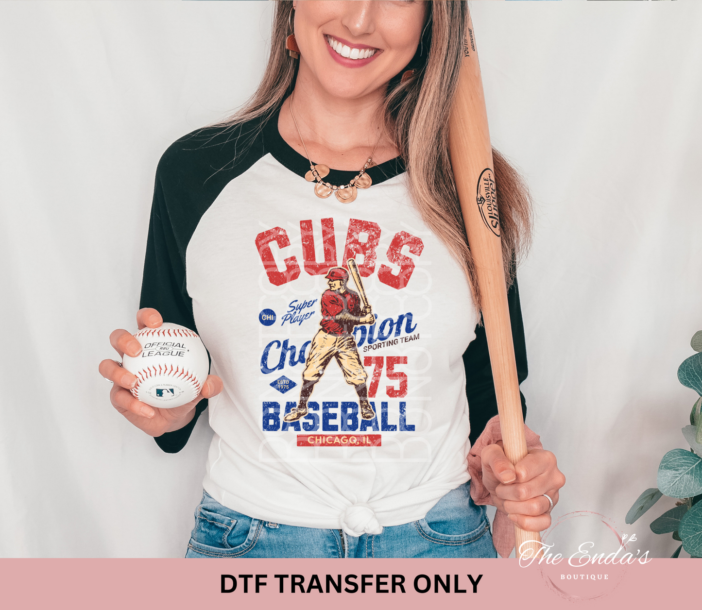 Vintage Cubs DTF Transfer