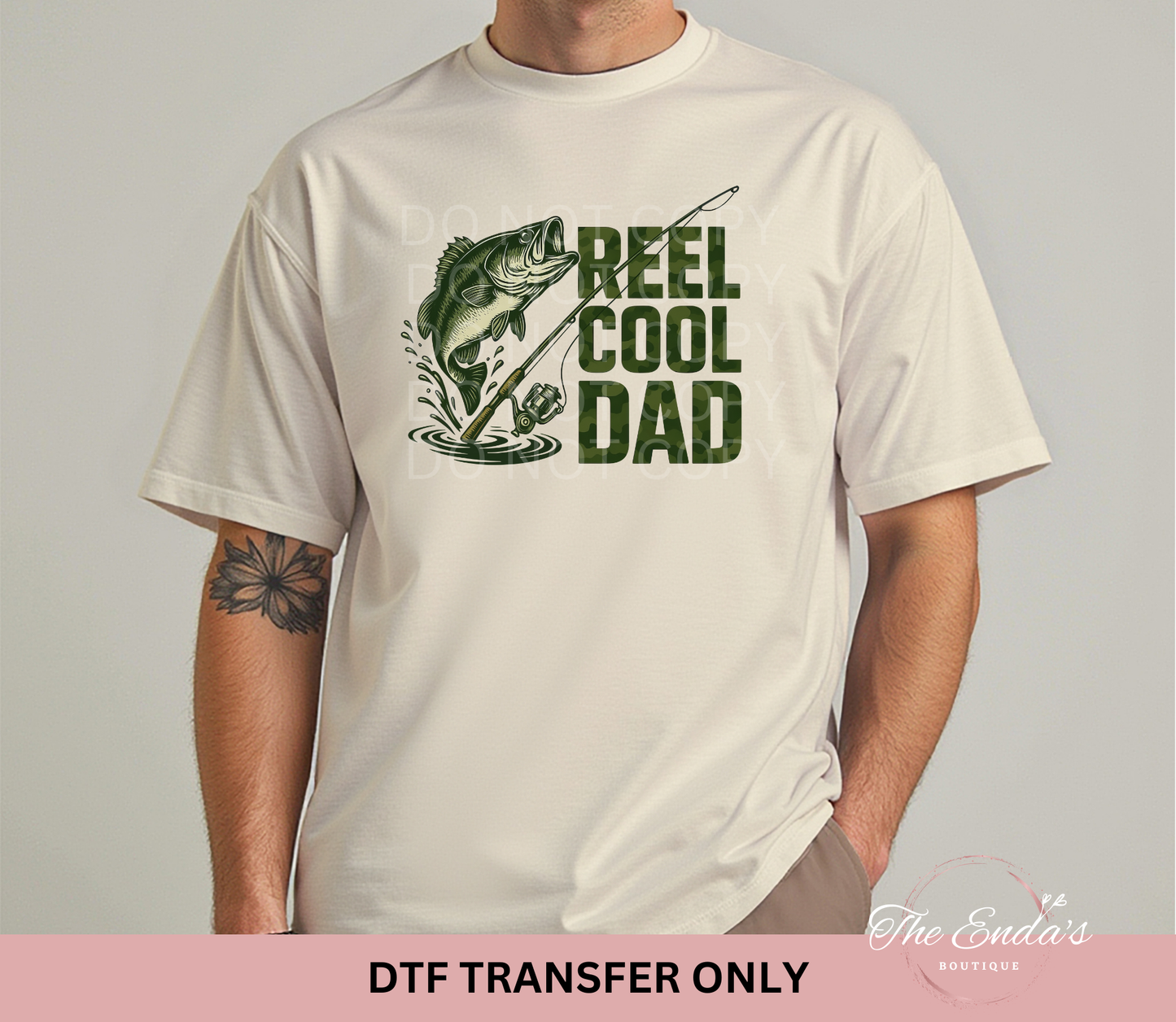 Reel Cool Dad DTF Transfer