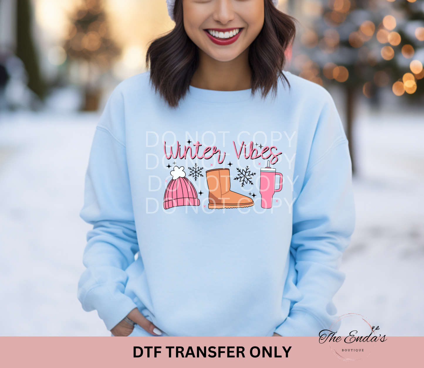 Winter Vibes DTF Transfer