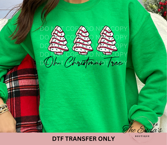 Oh, Christmas Tree DTF Transfer