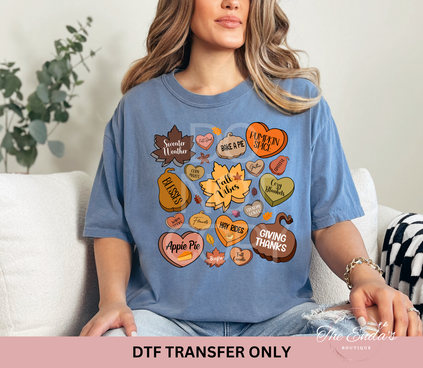Retro Fall Vibes DTF Transfer