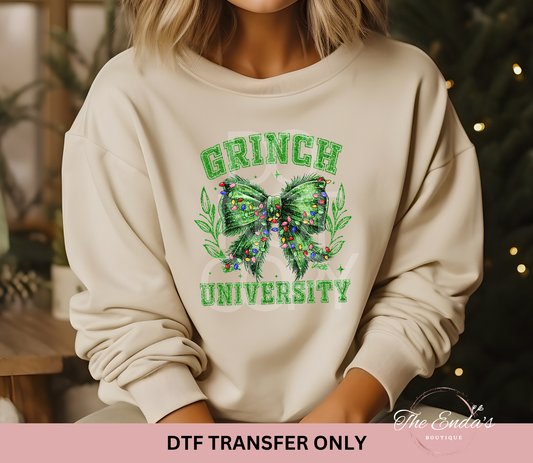 Gr inch University DTF Transfer