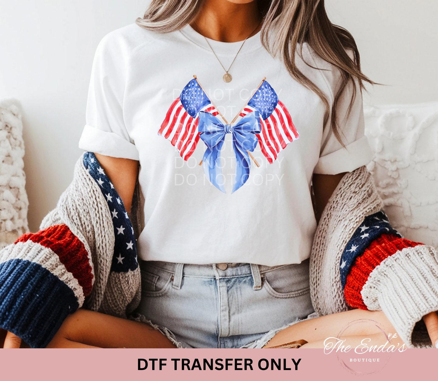 Flags Coquette DTF Transfer