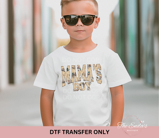 Mama's Boy Wood Duck DTF Transfer
