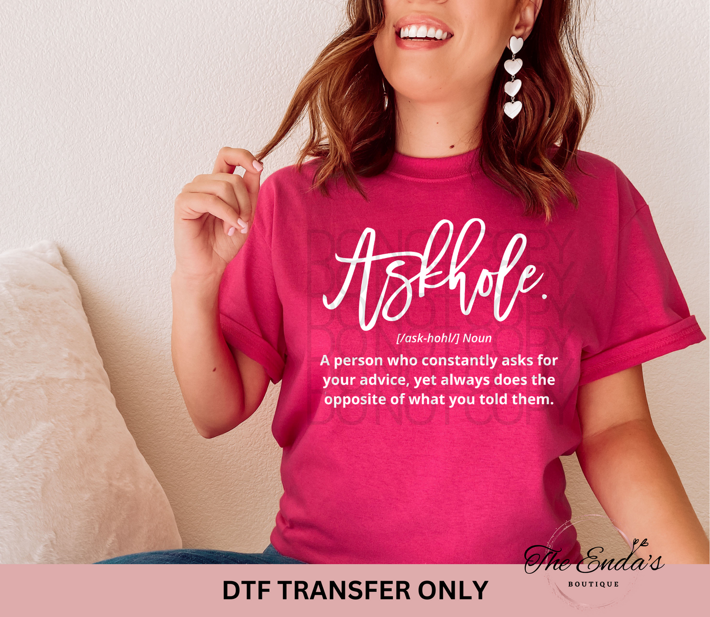 Askhole DTF Transfer