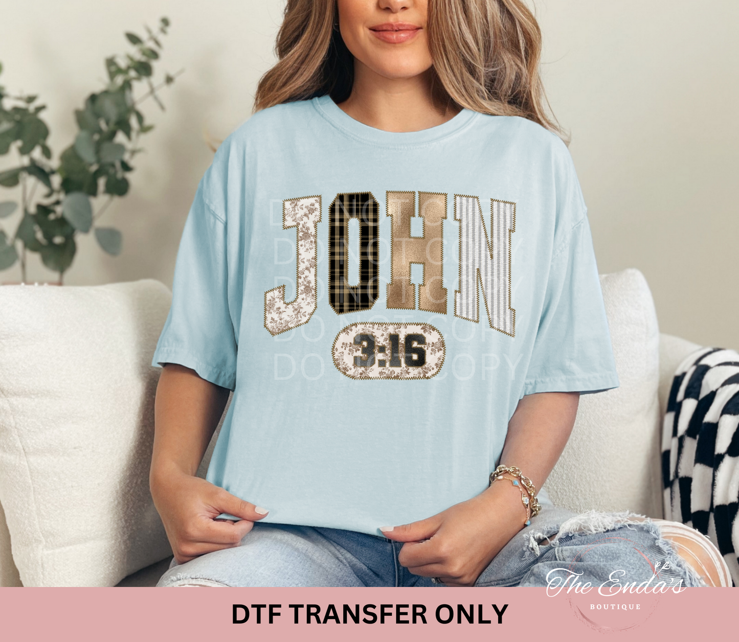 John 3:16 DTF Transfer