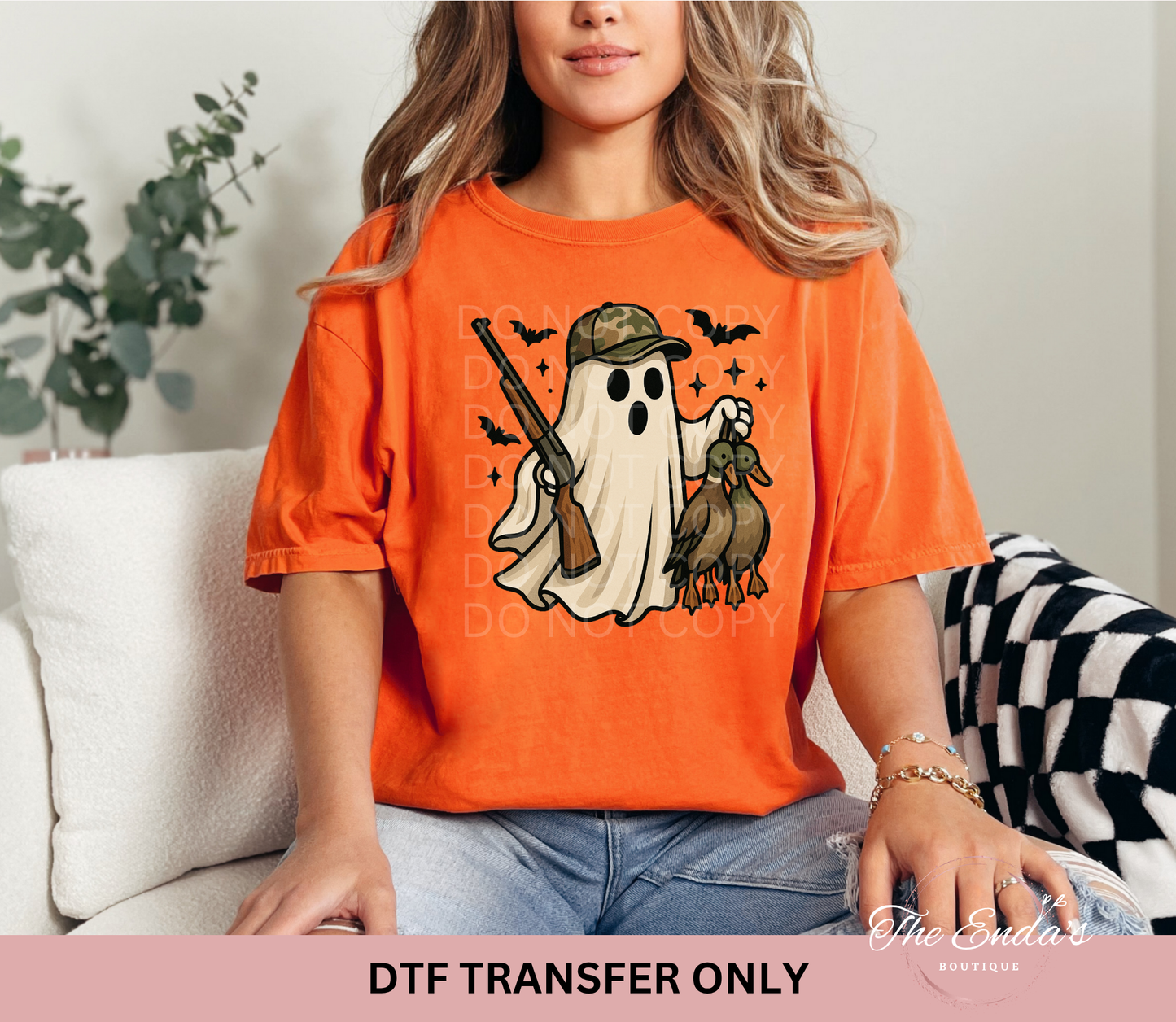 Duck Hunting Ghost DTF Transfer
