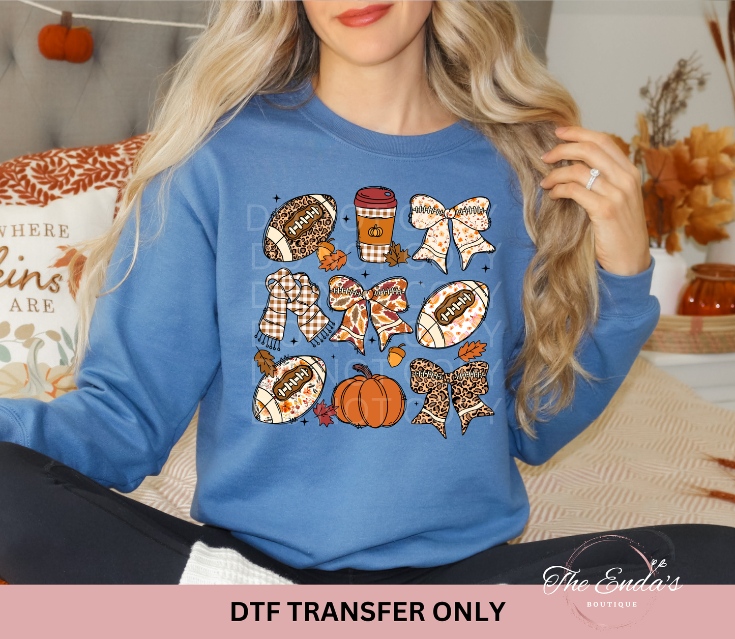 Fall Football Coquette DTF Transfer