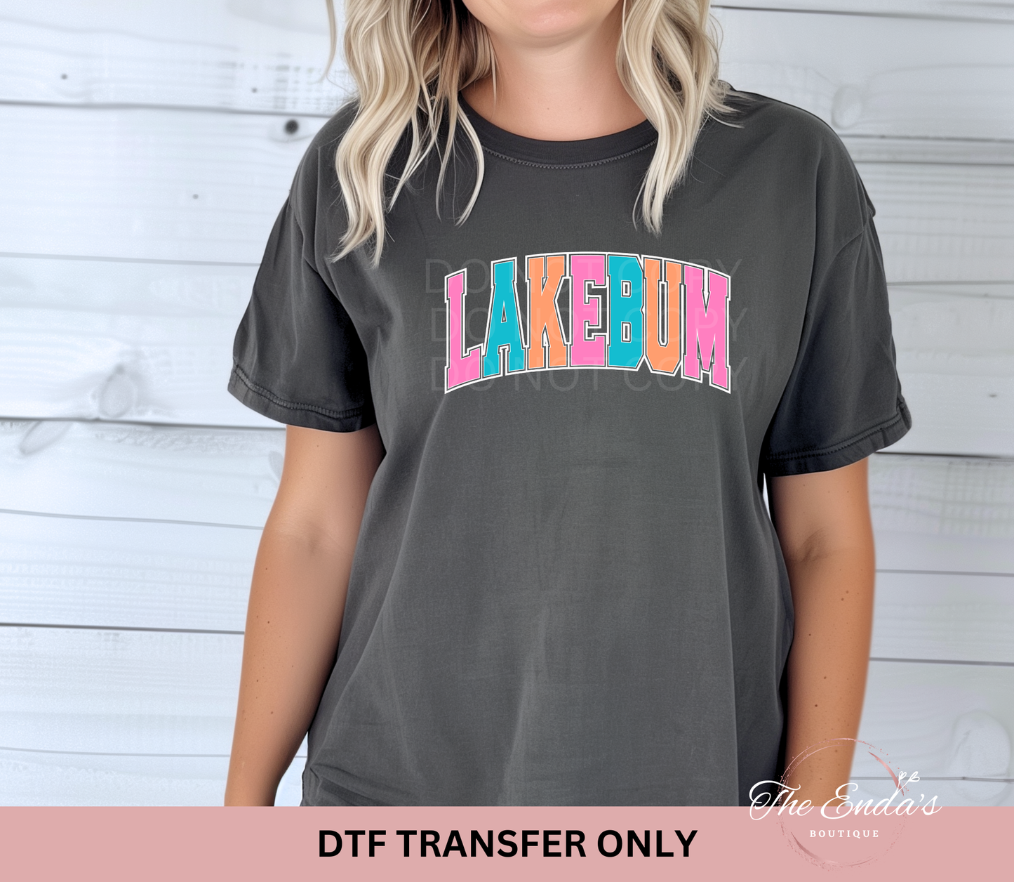 Lake Bum DTF Transfer