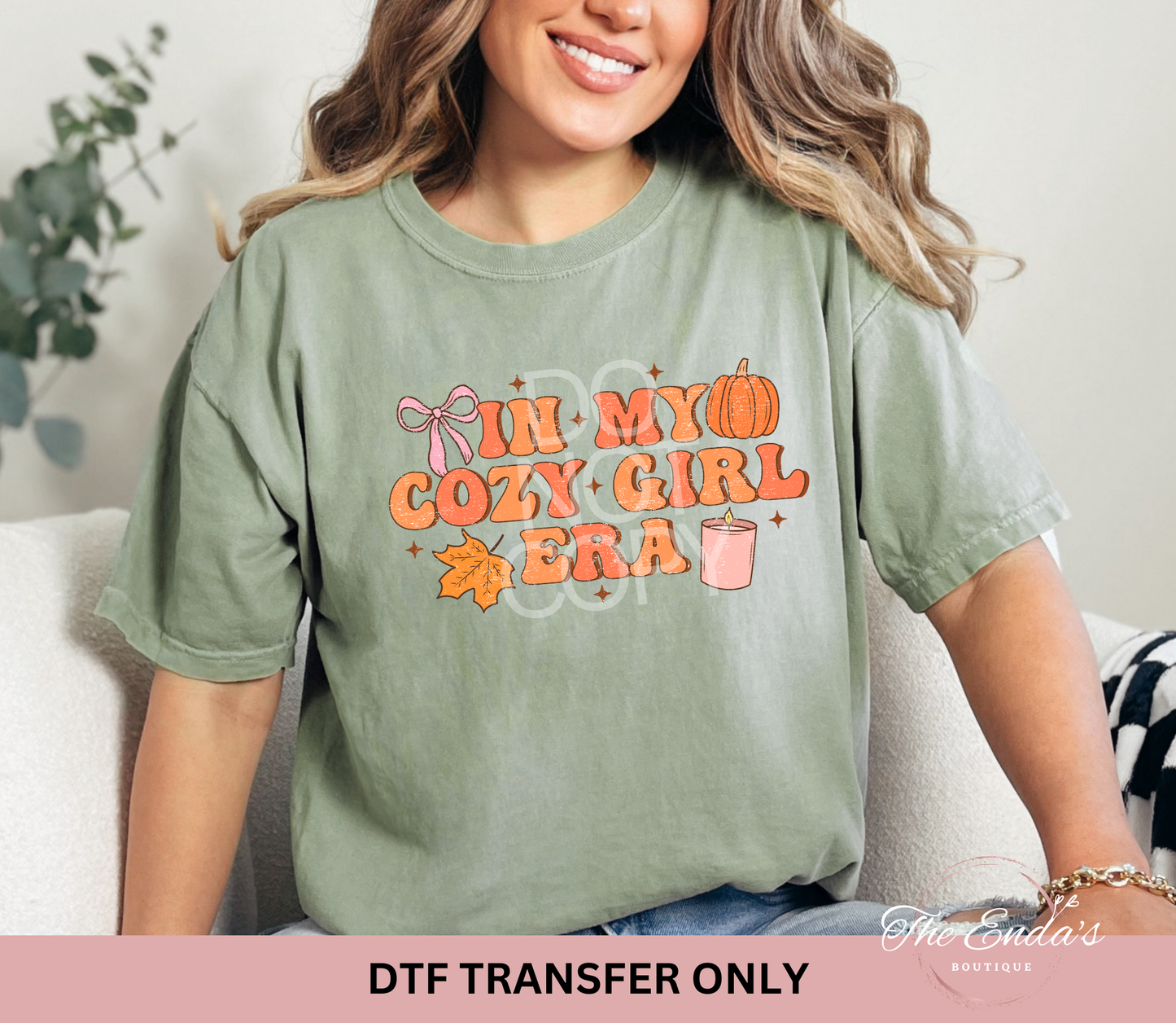 In My Cozy Girl Era DTF Transfer