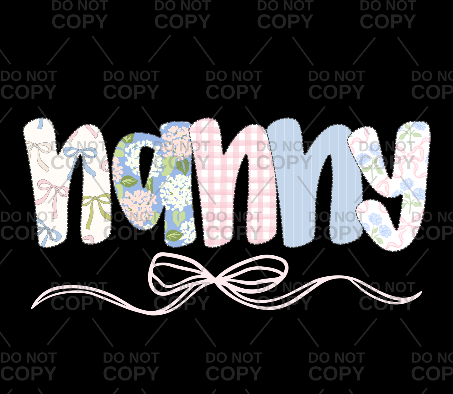 Grand Millennial Nanny Coquette DTF Transfer