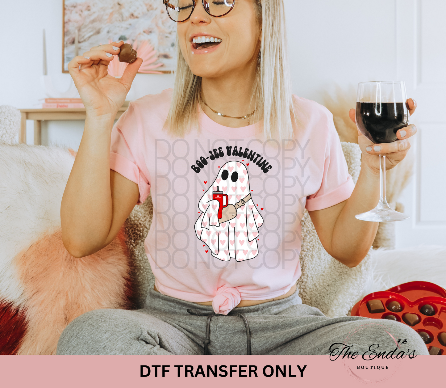 Boo-Jee Valentine DTF Transfer