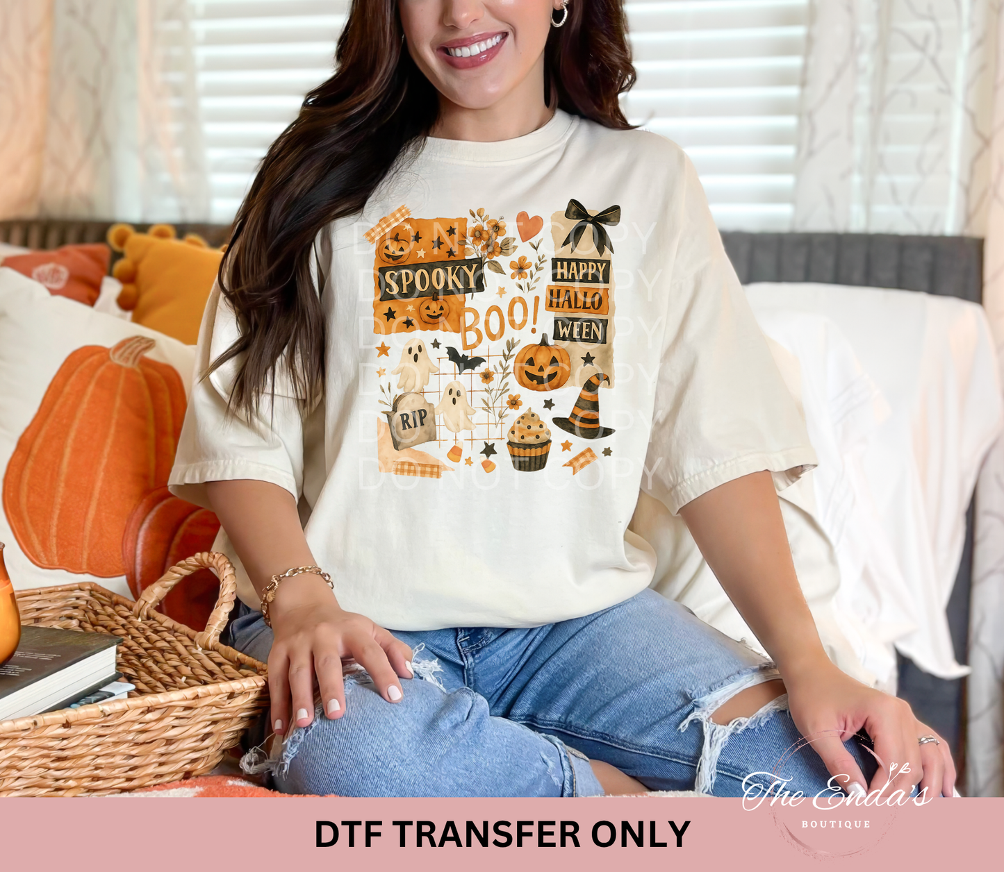 Halloween Fall Collage DTF Transfer
