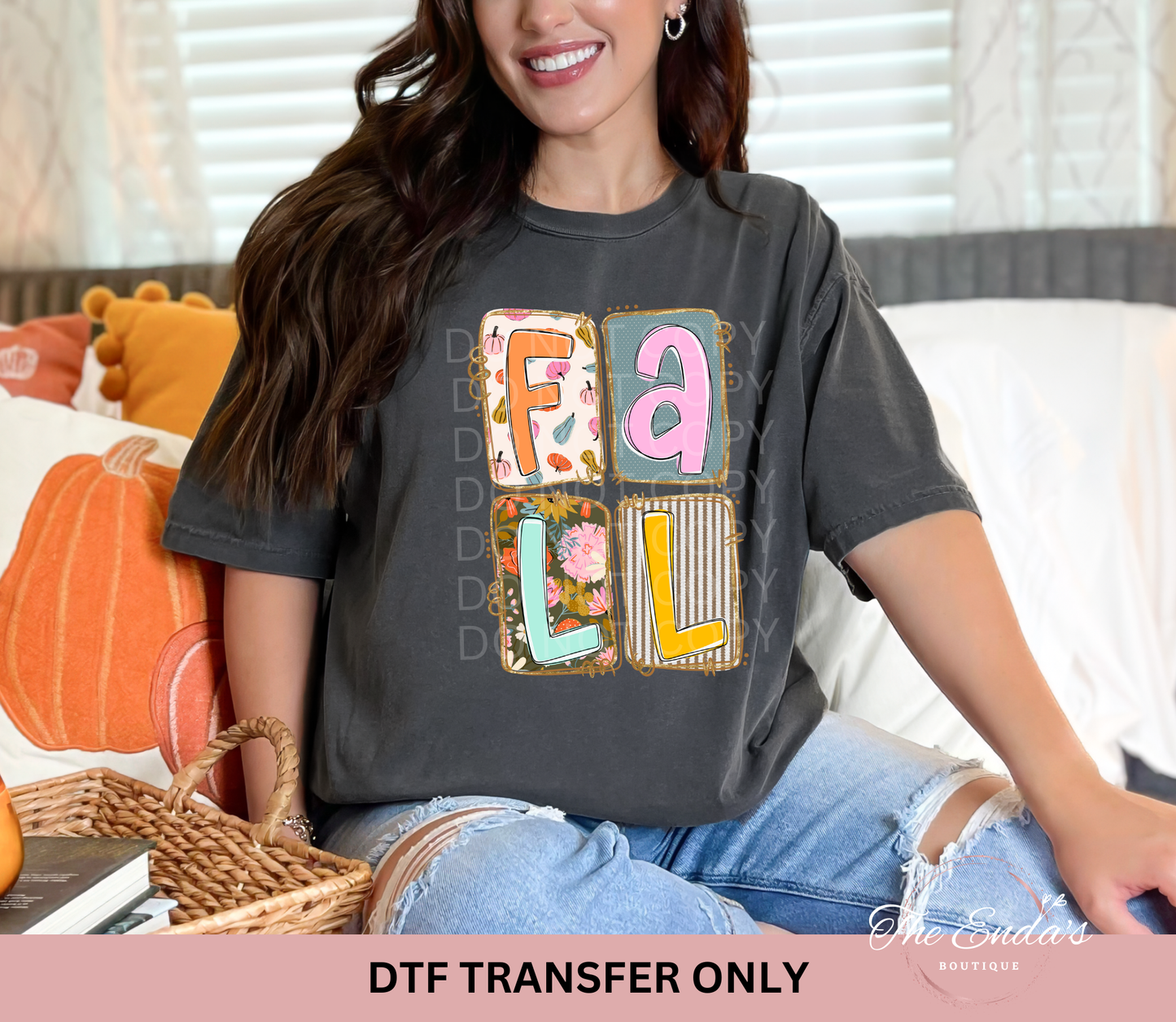 Preppy Fall DTF Transfer