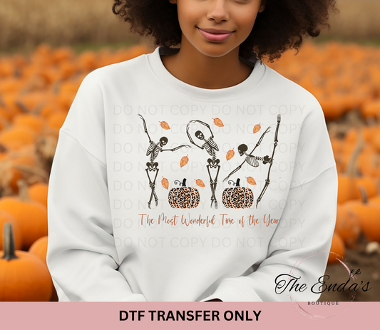 Skellies Most Wonderful Time Of The Year DTF Transfer