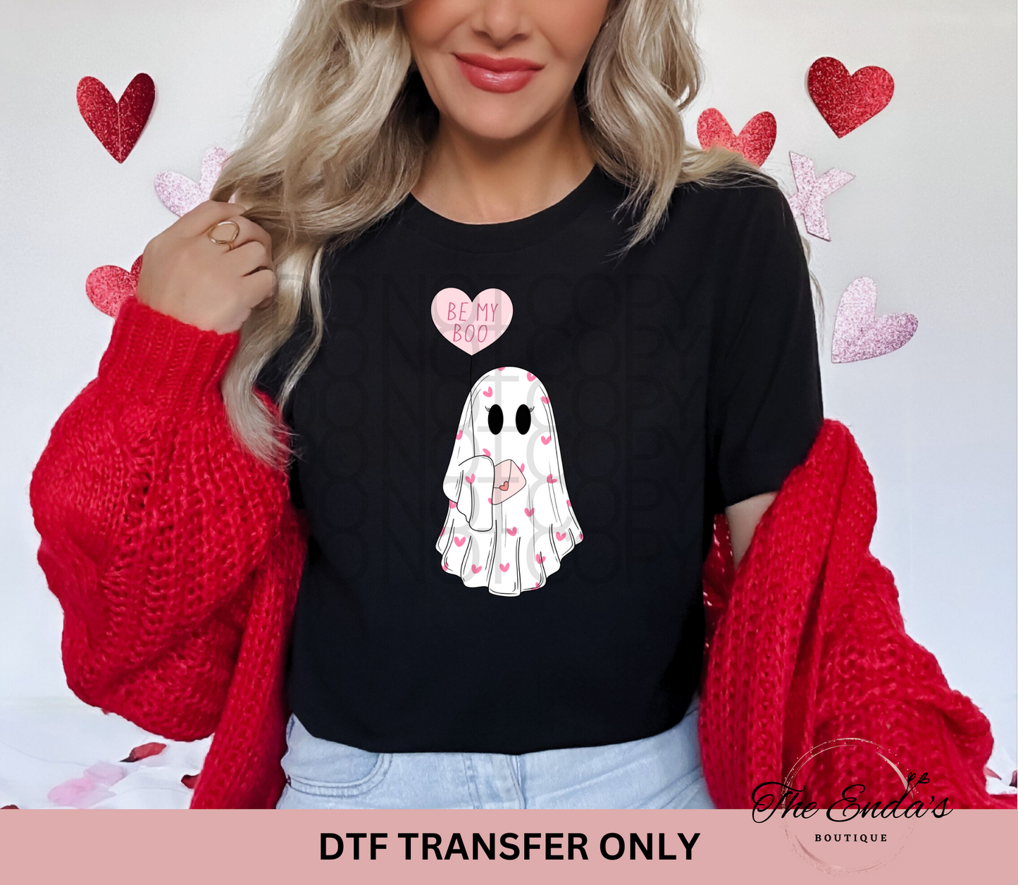Be My Boo Valentines DTF Transfer