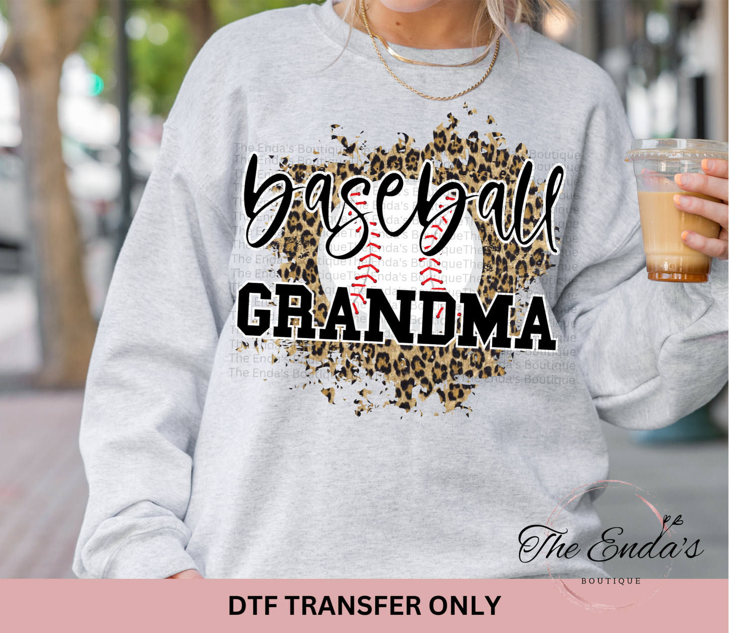Baseball Grandma DTF Transfer