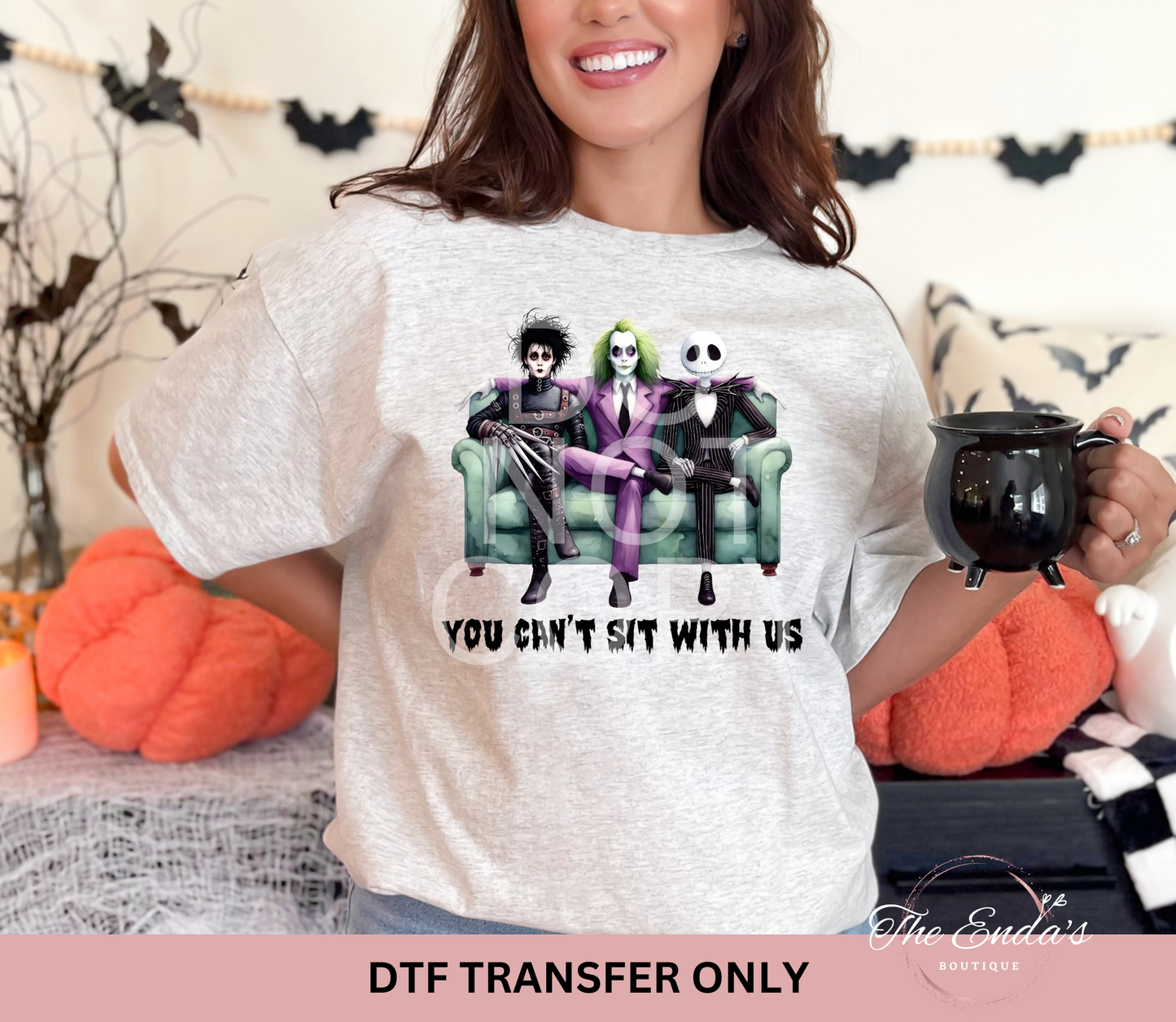 You Can't Sit With Us Green Beetle DTF Transfer